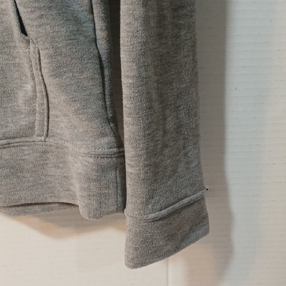 Under Armour Gray Hoodie with Neon Yellow Logo YXLG - Picture 4 of 7